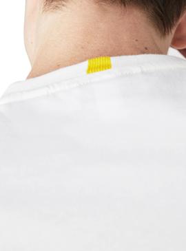 Camiseta Lacoste National Geographic Blanco Hombre