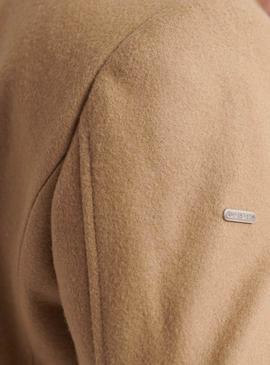 Abrigo Superdry Wool Camel para Hombre