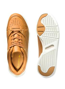 Zapatillas Lacoste Court Slam Marrón para Mujer