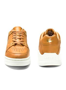 Zapatillas Lacoste Court Slam Marrón para Mujer