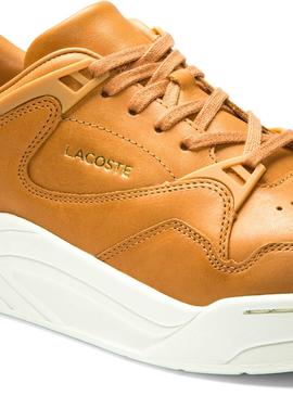 Zapatillas Lacoste Court Slam Marrón para Mujer