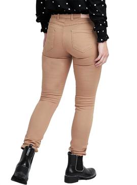 Pantalon Naf Naf Basico Camel para Mujer