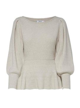 Jersey Only Olina Beige para Mujer