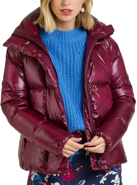 Cazadora Naf Naf Granate Brillante para Mujer