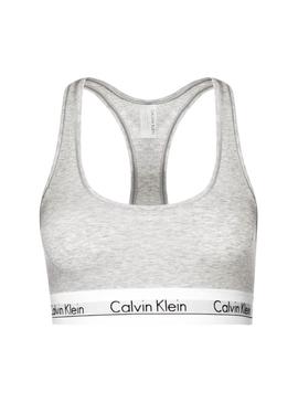 Bralette Calvin Klein Gris Mujer