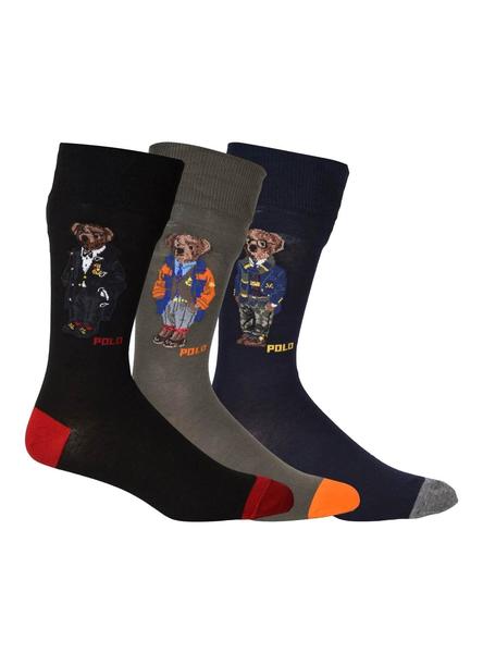 tinta al límite Terminal Calcetines Polo Ralph Lauren Bear Multi Hombre