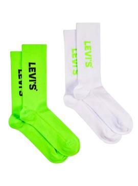 Calcetines Levis Neon Sport Verde Hombre y Mujer