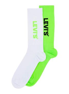 Calcetines Levis Neon Sport Verde Hombre y Mujer