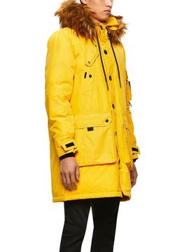 Parka Diesel W-Colby Amarillo para Hombre