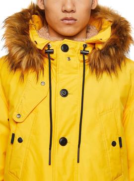 Parka Diesel W-Colby Amarillo para Hombre