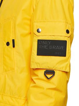 Parka Diesel W-Colby Amarillo para Hombre