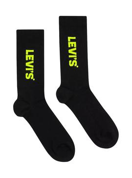 Calcetines Levis Neon Sport Amarillo Hombre Mujer