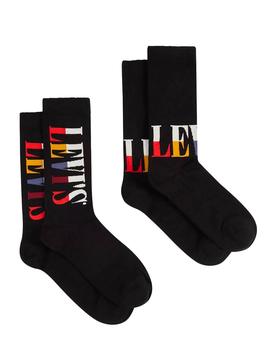 Calcetines Levis Logo Multicolor Hombre Mujer