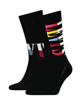 Calcetines Levis Logo Multicolor Hombre Mujer