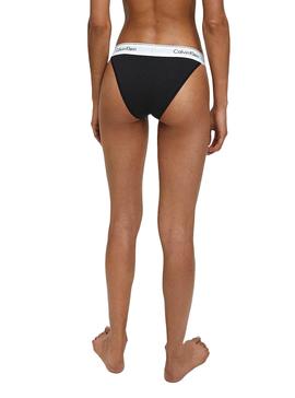 Tanga Calvin Klein Negro para Mujer