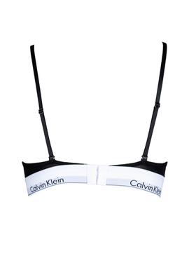 Top Calvin Klein Triangle Negro para Mujer