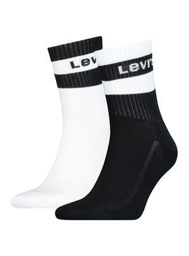 Calcetines Levis Sport Logo Negro Hombre y Mujer