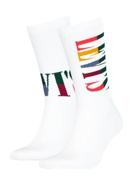 Calcetines Levis Logo Multicolor Hombre Mujer