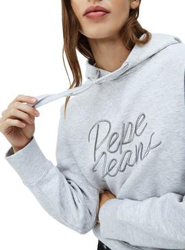 Sudadera Pepe Jeans Carina Gris para Mujer