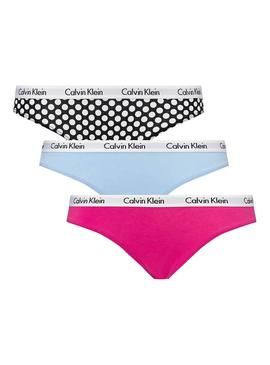Pack de Bragas Calvin Klein Dot para Mujer