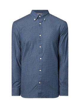 Camisa Tommy Hilfiger Topos Azul para Hombre