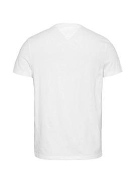 Camiseta Tommy Jeans Contrast Blanco para Hombre