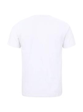 Camiseta Tommy Jeans Collegiate Blanco para Mujer