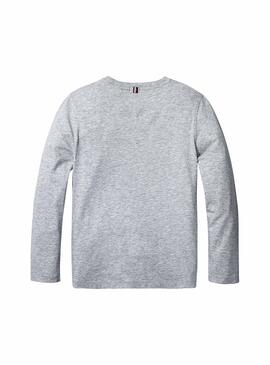 Camiseta Tommy Hilfiger Denim Basic Gris 