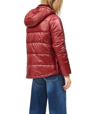 Cazadora Pepe Jeans Clara Granate para Mujer