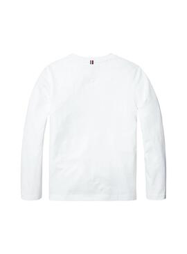 Camiseta Tommy Hilfiger Denim Basic Blanca