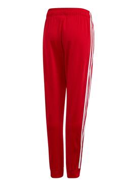 Pantalon Adidas Track Rojo para Niño y Niña