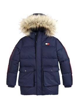 Cazadora Tommy Hilfiger Arctic Marino para Niño