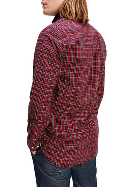 Camisa Tommy Hilfiger Tartan Rojo para Hombre