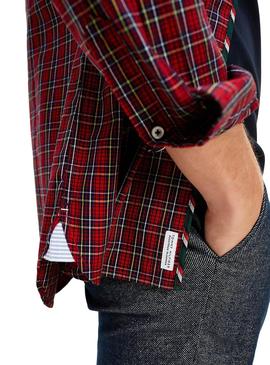 Camisa Tommy Hilfiger Tartan Rojo para Hombre