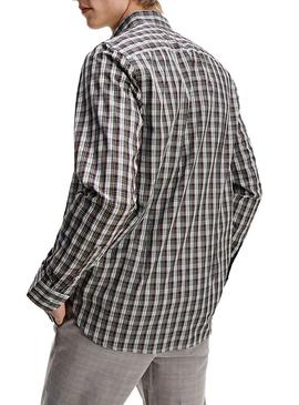 Camisa Tommy Hilfiger Tartan Gris para Hombre