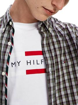 Camisa Tommy Hilfiger Tartan Gris para Hombre