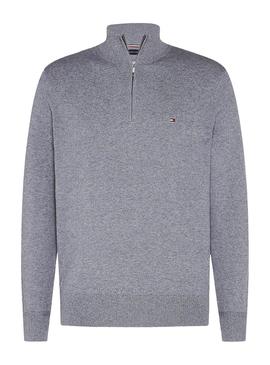 Jersey Tommy Hilfiger Pima Perkins Gris Hombre