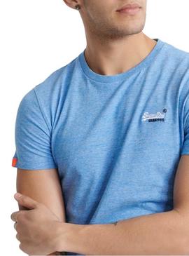 Camiseta Superdry Original Vintage Azul Hombre