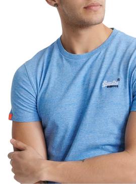 Camiseta Superdry Original Vintage Azul Hombre