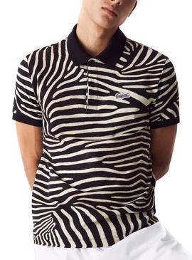 Polo Lacoste x National Geographic Zebre Hombre