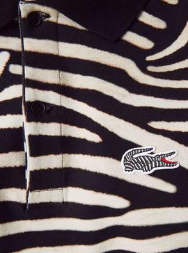 Polo Lacoste x National Geographic Zebre Hombre