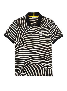 Polo Lacoste x National Geographic Zebre Hombre