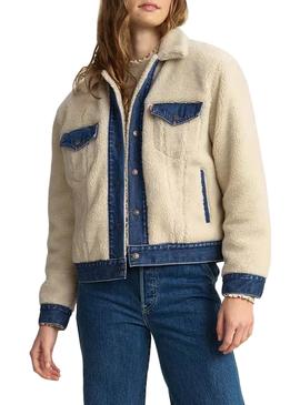 Chaqueta Levis Ex-boyfriend Blanco para Mujer