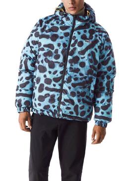 Cazadora Lacoste X National Geographic Azul Hombre