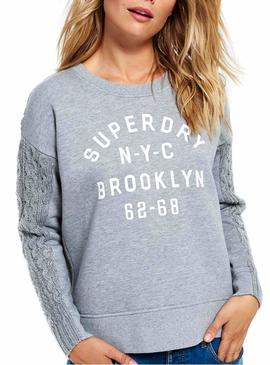 Sudadera  Superdry Fusion Gris