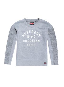 Sudadera  Superdry Fusion Gris