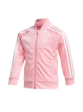 Chándal Adidas Superstar Rosa para Niña