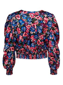 Camisa Only Gina Flores Multicolor para Mujer