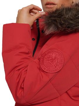 Chaqueta Superdry Everest Rojo para Mujer