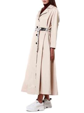 Gabardina Kappa Dayane Beige para Mujer